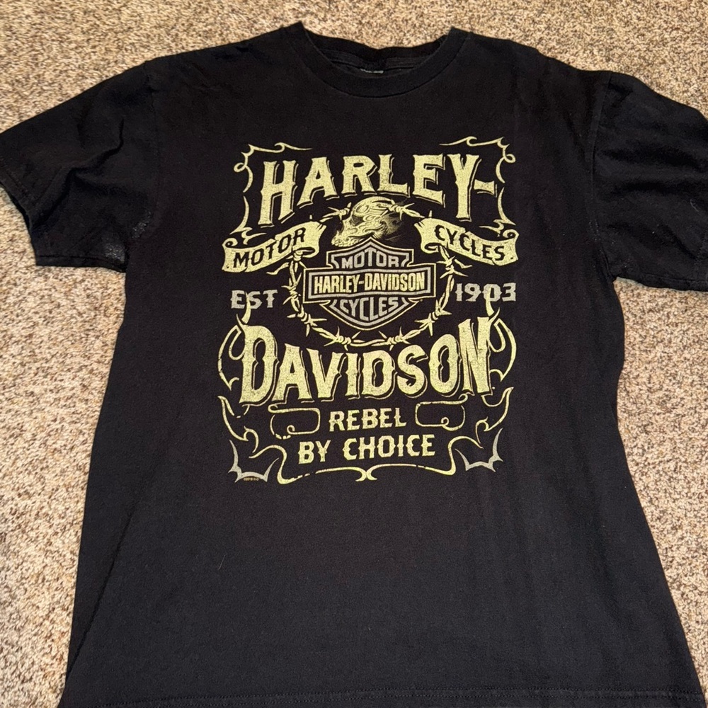 Mens Harley-Davidson Black T-Shirt